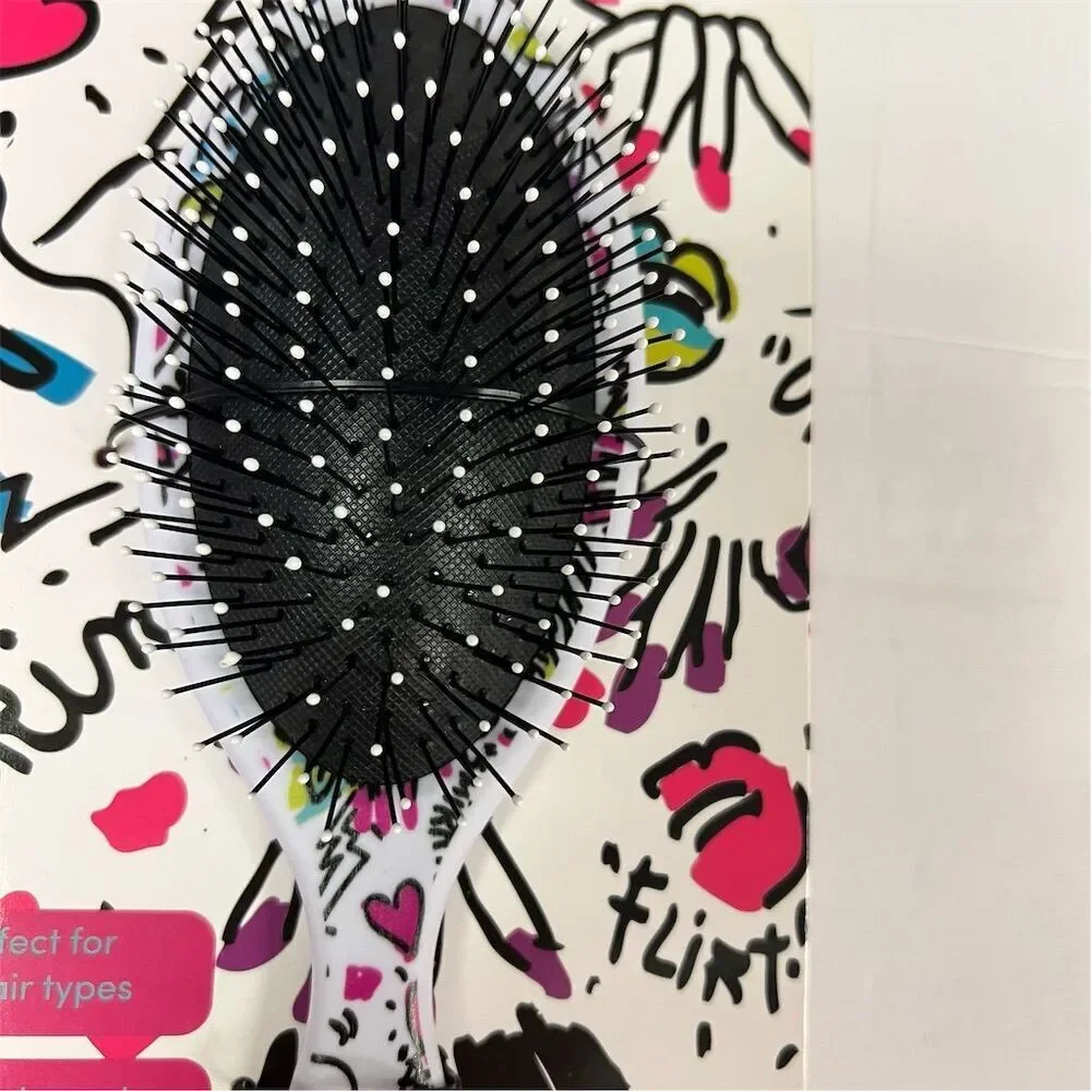 Betsey Johnson Multicolor Wet or Dry Detangler Brush for All Hair Types